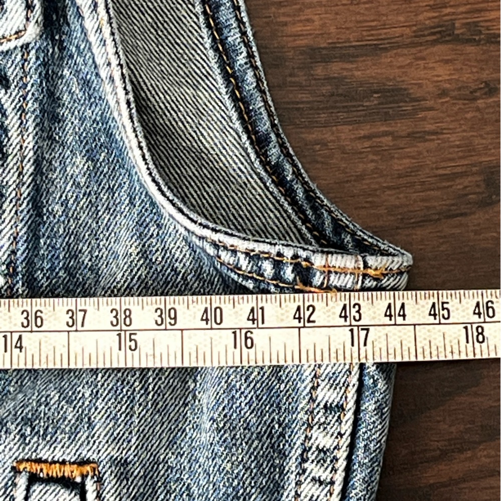 J. Crew Indigo Denim Woman’s Vest, Small - Picture 7 of 13